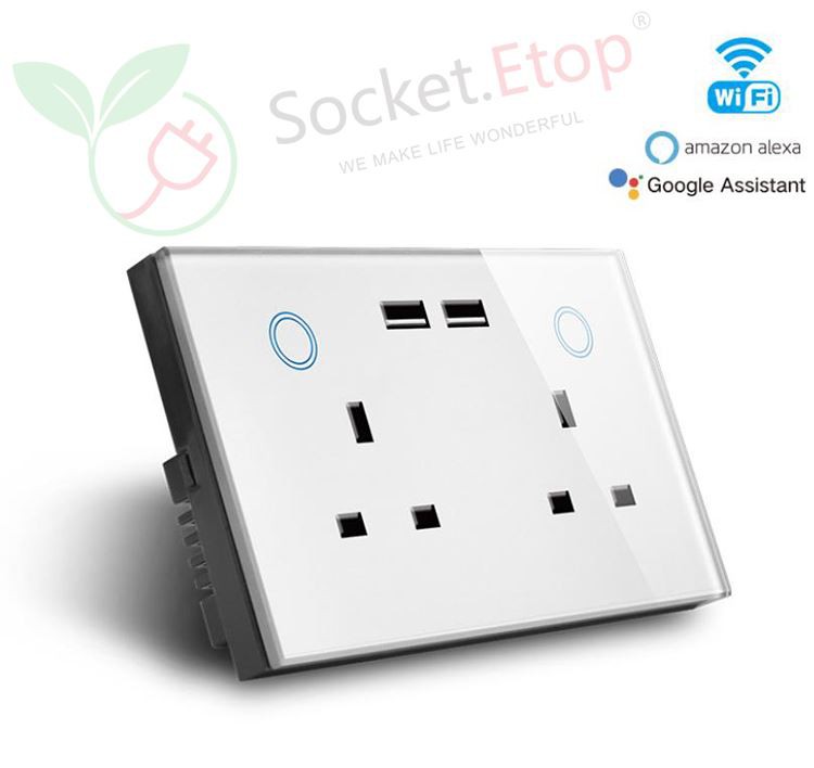 147x86mm Zigbee Uk Wall Socket